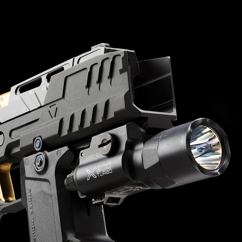 Strike Industries - Štít proti výbuchu Hyper pro pistole SMC Alfa/Bravo - Černý - SI-SMC-BS-S