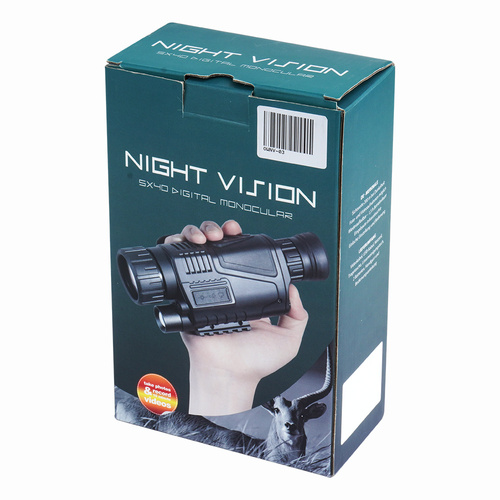 Vector Optics - Monokulár pro noční vidění SX40 - 5 MPx - 5x - černý - OWNV-03 - OWNV-03