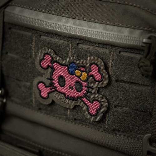 M-Tac - Kitty Pink Patch - Výšivka - Žlutá a modrá mašle - Ranger Green - 51393023