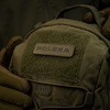 M-Tac - nášivka Polsko 25x80 - laserem řezaná - černá / zelená Ranger - 51004123