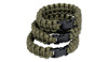 Mil-Tec - Náramek pro přežití - OD Green - 16370101