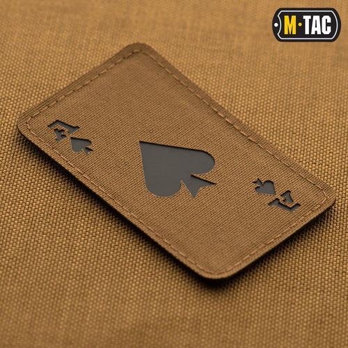 M-Tac - Nášivka Ace of Spades - Cordura 500D - Coyote / Black - 51109502