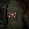 M-Tac - Kitty Pink Patch - Výšivka - Žlutá a modrá mašle - Ranger Green - 51393023