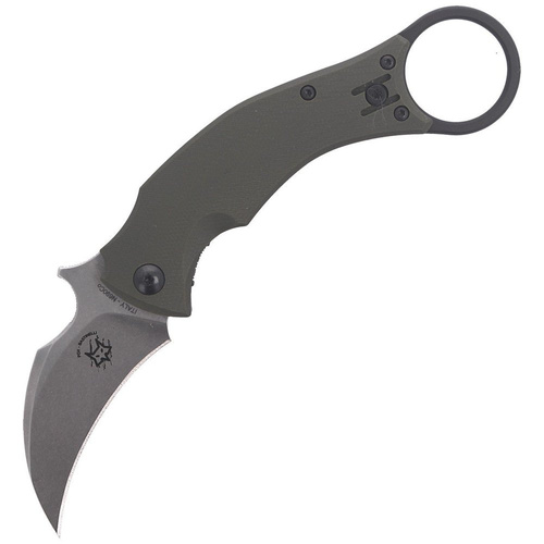 FOX - Black Bird Karambit by Bastinelli - OD / Stone Washed - FX-591 OD