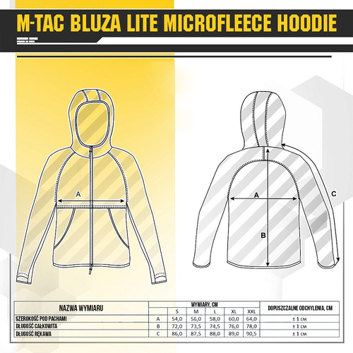 M-Tac - Pánská mikina Lite Microfleece - Coyote Brown - 20026017