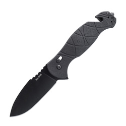 Ka-Bar - Zavírací záchranářský nůž Coytu Folder 3,5" - AUS 8A - Černá - 3085