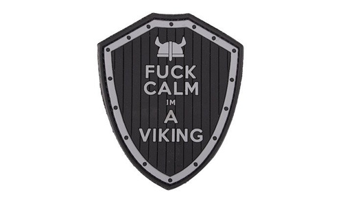 101 Inc - 3D nášivka - F*ck Calm - černá - 444130-5410