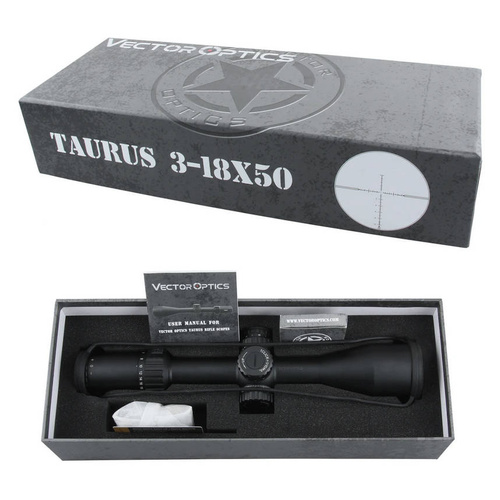 Vector Optics - Puškohled Taurus 3-18 x 50 - 30 mm - První ohnisková rovina - SCFF-11 