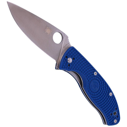 Spyderco - Zavírací nůž Tenacious FRN Blue - Zavírací nůž - CPM S35VN - hladký - modrý - C122PBL