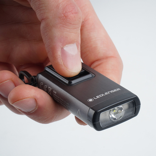 Ledlenser - Nabíjecí LED svítilna / přívěsek K6R - 400 lm - s režimem červeného světla - šedá - 502577