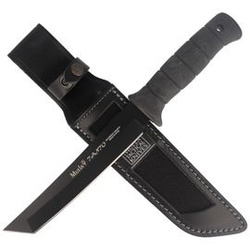 Muela - Taktický nůž - X50CrMoV15 - černý - TANTO-19N