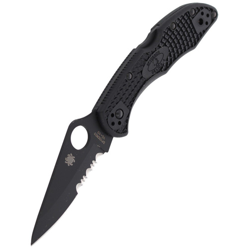 Spyderco - Nůž Delica® 4 FRN Black / Black Blade - C11PSBBK