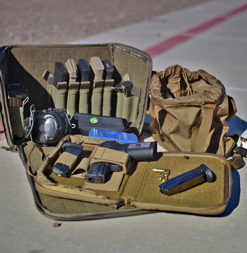 Helikon - Dvojitá peněženka na pistoli® - Nylon - Blue Melange - MO-DPW-NL-M2