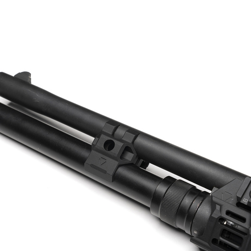 Strike Industries - Objímka na hlaveň brokovnice ráže 12 - Picatinny - černá - SI-SG-BCL-12-BK