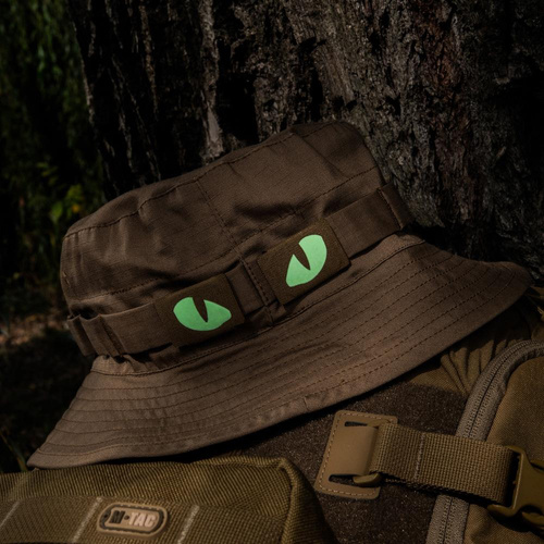 M-Tac - Laserem řezané nášivky Tiger Eyes - pár - Coyote - 51140005