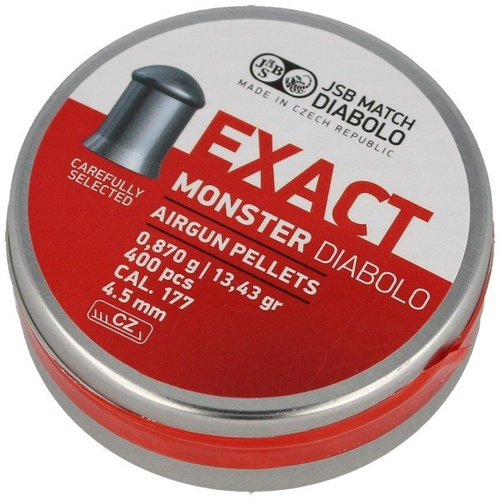 JSB - Diabolo Exact Monster Pellets - 4,52 mm - 400 ks - 546278-400