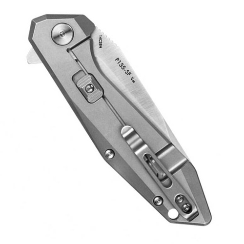 Ruike - Zavírací nůž P135-SF - EDC - stříbrný
