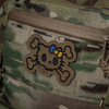 M-Tac - Kitty Contour Patch - výšivka - žlutá a modrá mašle - Coyote - 51386205