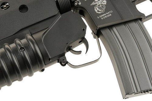 Specna Arms - replika karabiny SA-G02 ONE™ s granátometem M203 - černá