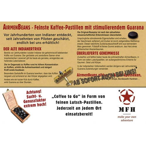 AirmenBeans - Guarana kávové pastilky - 21 ks - 40580