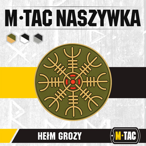 M-Tac - Egeshelm 3D PVC nášivka - olivová - 51221001