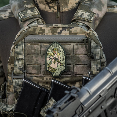 M-Tac - Nášivka s kopím Valkýry - 3D PVC - zelená Ranger - 51116601