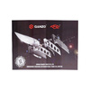 Ganzo - Zavírací nůž EDC G767-BK - 9CR14 - Black / Silver - G767-BK