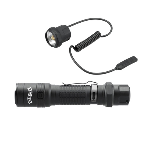 Walther - TFC1 Svítilna s gelovým dálkovým spínačem 300 mm - 1500 lm - černá