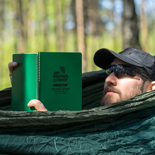 Modestone - Voděodolný zápisník - 148 x 210 mm - 50 listů - Tan - C52