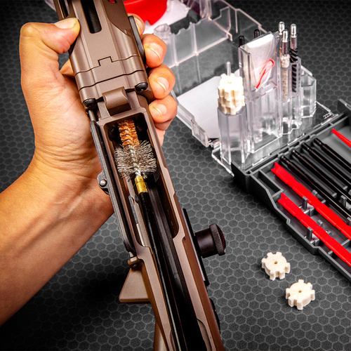 Real Avid - Sada nástrojů na čištění zbraní Gun Boss Multi-Kit - .243/.260/6.5mm - AVGBMK243