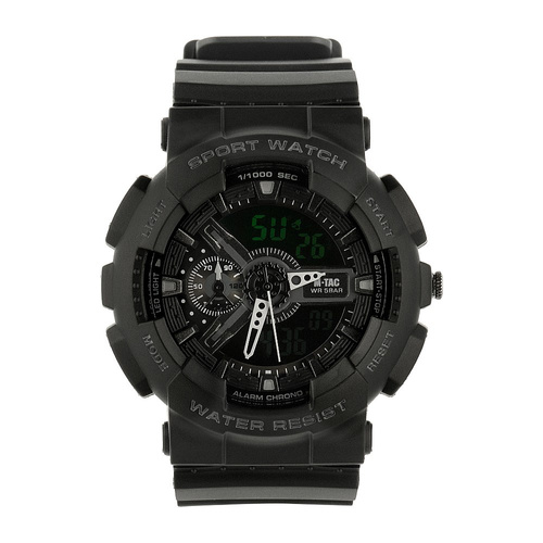 M-Tac - Taktické sportovní hodinky - černé - 50006002