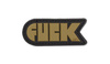 101 Inc. - 3D nášivka - F*ck - OD Green - 444130-5138