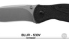 Kershaw - Taktický nůž Blur 1670S30V - S30V - Black - 1670S30V