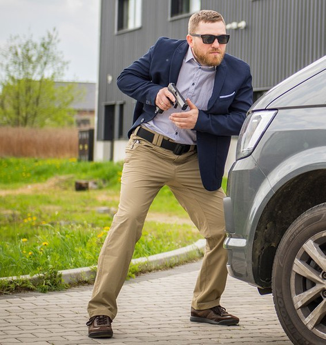 Helikon - Kalhoty CTP® (Covert Tactical Pants®) - VersaStretch® - Khaki - SP-CTP-NL-13