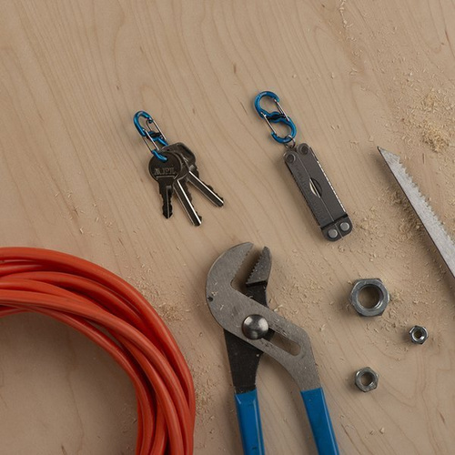 Nite Ize - S-Biner® MicroLock® Aluminum - 2 ks - oranžová - LSBMA-19-2R6