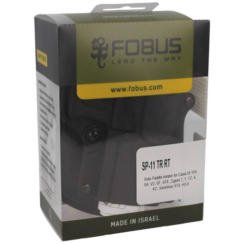 Fobus - OWB pouzdro Canik, Tisas, Sarsilmaz - Paddle Roto - pravé - černé - SP-11 TR RT