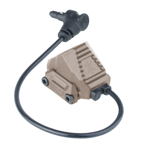 Unity Tactical - Kabelový spínač Axon SL - Crane laser - 7" - FDE - AXN-SL-I7F
