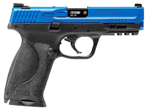 Umarex - Pistole Smith&amp;Wesson M&amp;P9 M2.0 T4E LE RAM Rubber Bullet cal. .43 - černá / modrá - 2.4749