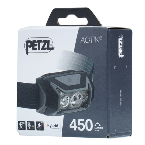 Petzl - Čelová svítilna Actik LED - 450 lm - šedá - E063AA00
