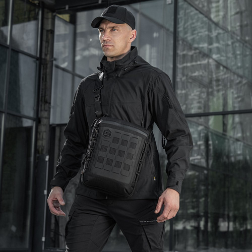M-Tac - Kapesní taška Vertical Laser Cut Hex - černá - 10241002