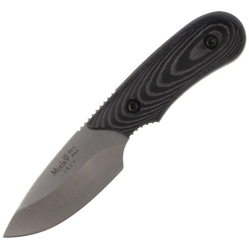 Muela - Nůž Skinner Full Tang Black Micarta 75 mm - IBEX-8M