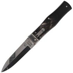 Mikov - Automatický pružinový nůž Predator Buffalo Horn - 241-NR-1/KP