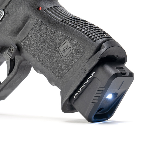 Strike Industries - Patka zásobníku EMP LED pro Glock se svítilnou - černá - SI-EMP-LED-BK