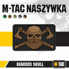 M-Tac - 3D nášivka - Vousatá lebka - černá / kojotí - 51113205