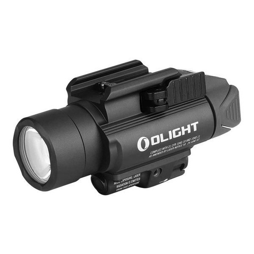 Olight - Světlo na zbraň s laserovým zaměřovačem BALDR Pro - 1350 lumenů - černé