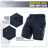 M-Tac - Taktické šortky Aggressor - Polycotton - Rip-Stop - Dark Navy Blue - 20018015