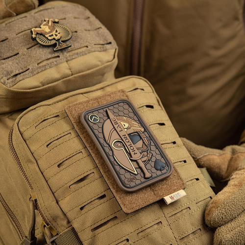 M-Tac - Morální nášivka - Molon Labe Ace Jacquard - Coyote / PVC - 51127005