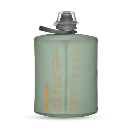 HydraPak - Měkká láhev na vodu - TPU - 500 ml - mamutí šedá - GS335M