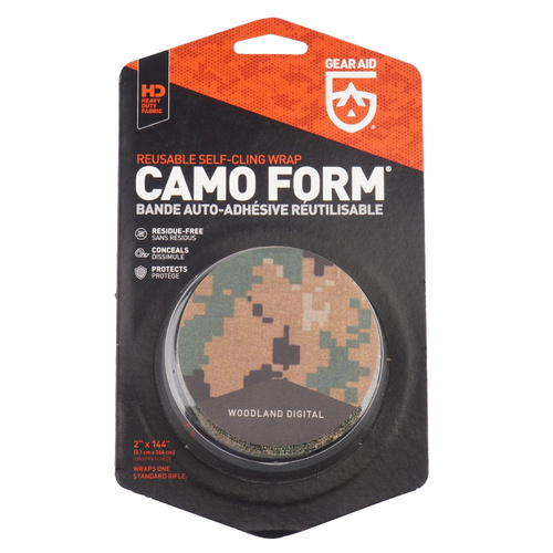 Gear Aid - Opakovaně použitelný obal Camo Form - 3,65 m - Digital Woodland - 19412