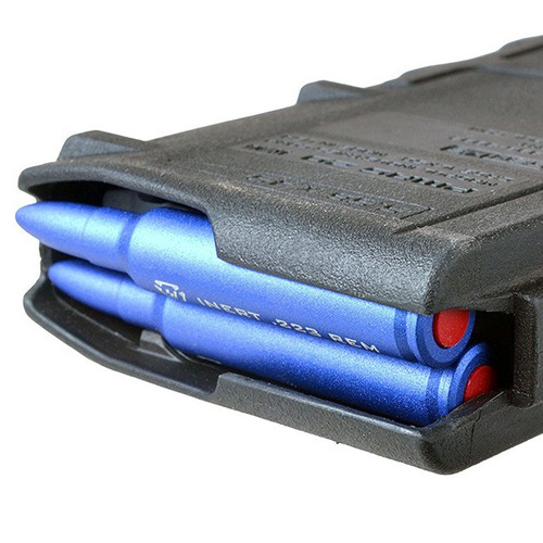 Strike Industries - Hliníková atrapa náboje 5,56x45mm NATO - 2 ks - SI-DR-AL-223-BLU